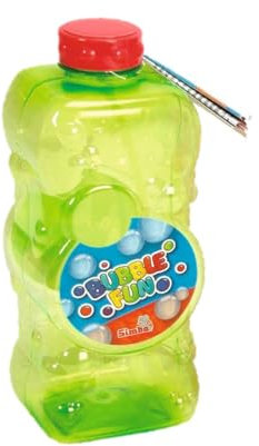 Bubble Fun Seifenblasen Flasche, 1 Liter, 4-Fach Sortiert, es Wird nur EIN Artikel geliefert, 1 Liter Lauge, mit Seifenblasen Stab, ab 3 Jahren