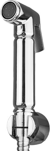 Xcel Home Handheld Douche Sprayer Kit Chrome Muslim Shattaf Shower for Toilet Bathroom Bidet Tap Attachment with 1.5m Hose & Holder شطاف حمام Toilet Bidet Spray