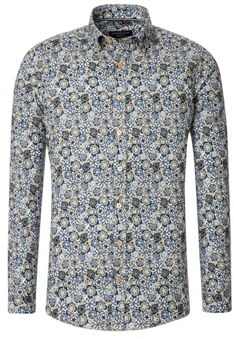 CASAMODA Freizeithemd Langarm Print Casual Fit