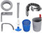 Sorandy Skimmer de Superficie de la Piscina Montado en la Pared de la Pared Gris, Skimmer de Piscina con Cesta Desmontable, Escombros de Descremado Automático, Hechos de Plástico con Larga Vida