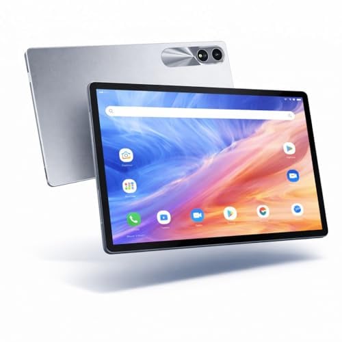 VOKOT Tablet 10 Pollici, 16GB RAM + 512GB ROM, Sistema Android 15, Display Full HD, Connettività 5G + WiFi, Batteria 10000mAh, Include Tastiera, Mouse e Penna Stylus, Tablet 2-in-1, Blu