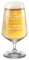 AMAVEL Calice da Birra con Incisione Divertente, Amore per la Birra, Bicchiere a Tulipano, Regalo di Compleanno per Lui, ca. 0,4 l