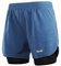 ARSUXEO Laufhose Herren Am Laufen Kurze Hose Gym Shorts mit Kompressionshose 2 in 1 Laufshorts für Fußball, Basketball oder das tägliche Leben B179 blau XL