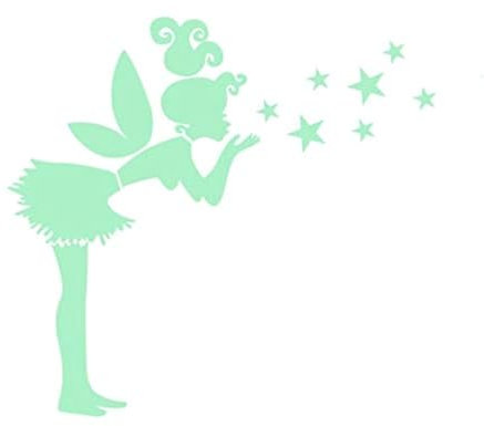 Wall Stickers bagliore nel buio. Vinile decorativo CAMPANILLA PETER PAN. Adesivi fluorescenti. lame luminoso arredamento della camera, ragazzo, ragazza, bambino e baby.
