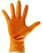 Gants orange jetables en nitrile T:M 7,0MIL (100 unités) - 53551