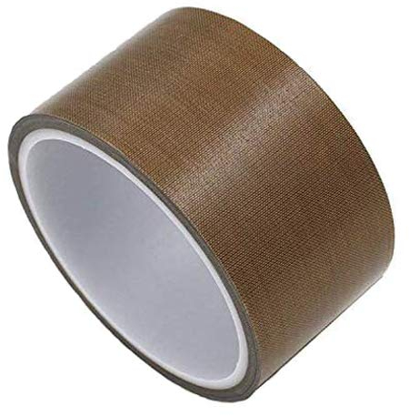 FORTSPANG Teflon-Klebeband für Vakuumiermaschine, Hochtemperatur-Klebeband, PTFE-Klebeban, passend für FoodSaver, Seal A Meal, Weston, Selbstklebend, 50mm x 10m