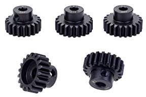 DollaTek 5PCS M1 5mm 18T 19T 20T 21T 22T Ritzel Motorgetriebe für bürstenlosen bürstenlosen Rc Car 1/8 Motor