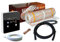 Komplett-Set elektrische Fußbodenheizung Ecofloor 160 W/m² mit digitalem Thermostat TFT wlan schwarz (2,5 m² - 0,5 x 5 m²)