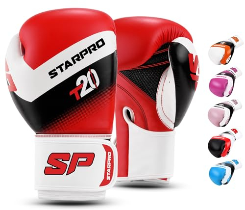 Starpro Boxhandschuhe für Kinder - Für Kleine & Zarte Hände, 6-10 Jahre, Box Handschutz, Boxset