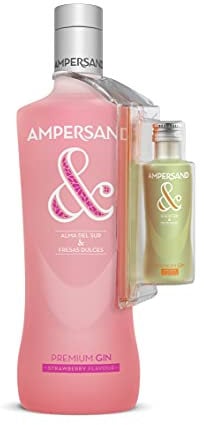 Ampersand Gin Fresa con Miniatura aleatoria Ampersand de Regalo - 70cl