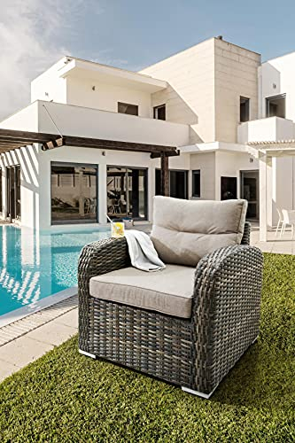 Destiny Loungesessel Santa Ponsa De Luxe Mixed Brown Lounge Sessel