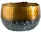Riess Ambiente Handgearbeitete Deko Schale Orient 18cm Gold mit Patina Hammerschlag Design Dekoschale Wohnaccessoire Dekoration