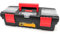 Tradineur - Caja de herramientas de plástico Nº5 con bandeja extraíble, 3 compartimentos en la tapa y asa, 280 x 117 x 82 mm