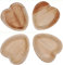 Best House Palm Leaf Plates Heart Shape Compostable Biodegradable and Eco-Friendly Palm Leaf Plates 6.5 Inch for Weddings, Parties and Events (Pack of 10)