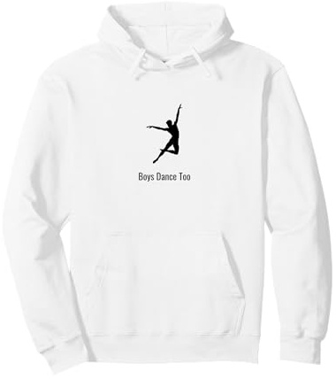 BOYS DANCE TOO - Bailarín de ballet masculino para hombre Sudadera con Capucha