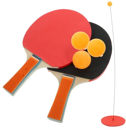 YARNOW 1 Satz Tischtennis Trainer Kinderanzug orangefarbener Anzug Tischtennis Set tischtennisset Tischtennisschläger sportliches Spielzeug elastisch einstellen Bahn Suite Individuell pp