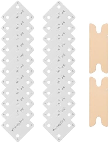 62 Teile Diy Weben Set Mit Holzbrett Karten Und Schiffchen – Kreatives Handwerk Für Alle Altersgruppen Perfekt Für Anfänger Und Fortgeschrittene