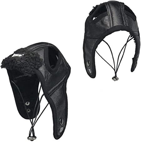 Sosoport Kreatives Haustierkostüm Pilotenmütze Für Hunde Und Katzen Schwarz Größe s Vintage Hut Für Partys Bilder Und Events Winddicht Und Warm Für Outdoor Aktivitäten