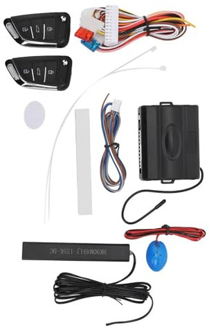 Keyless Entry Car Alarm System with Remote Start, Enhanced Safety, Easy to Install for Fuel Vehicles