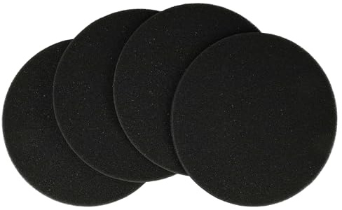 vhbw 4x Luftfilter G3 kompatibel mit Bosch Vent 2000 D Lüfter | Badlüfter, Ventilator, Lüftungsgerät - Schwarz