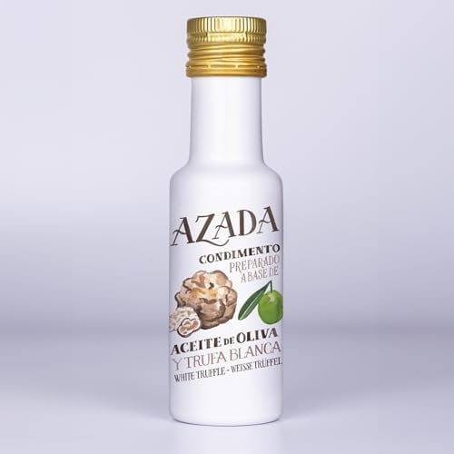 AZADA Aceite de Oliva Virgen Extra con Trufa - Aceite aromatizado, Aceituna Arbequina 100% y Trufa - Botella 100ml