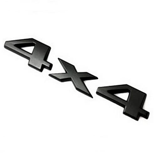Ukbzxcmws 3D Erhöhte Heckklappen Buchstaben 4 X 4-Allrad Einsätze Auto Abzeichen Aufkleber