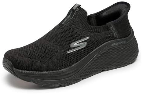 Skechers Women's Max Cushioning Elite 2.0 Hands-Free Slip-ins – Air-Cooled Memory Foam, Heel Pillow Sneaker, Schwarz, 35 EU