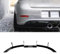 GYHZNB Heckstoßstange Lip Splitter,kompatibel mit VW Golf 5 MK5 R32, Diffusor Spoiler Schutz