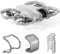 STARTRC 3-IN-1 para DJI Neo Accesorios, Neo Gimbal Bumper Guard + Gimbal Cover + Tren de aterrizaje Protector de batería para DJI Neo Drone Protección