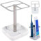Portacepillos de Dientes Portavasos para cepillos de Dientes con 3 Ranuras, Soporte para cepillos de con Base de mármol de Resina, portavasos para de Simple