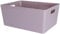 6x Ordnungsbox - 15 cm hoch - FLIEDER - 35x26x15cm - 11,5 Liter - DINA4 - Ordnungskorb - Schubladenorganizer Schublade Organizerbox Ordnungssystem Kunststoff Aufbewahrung Bad Korb Schrank Schreibtisch