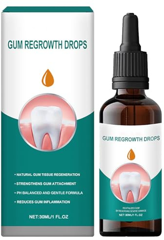 Regenerierendes Gel für das Zahnfleisch, Tropfen zur Behandlung von Zahnfleisch, Regenerationstropfen für Zahnfleischs, Wiederherstellung von Zahnfleischs und Tropfen, 30 ml
