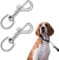 2 Pezzi Moschettoni Girevoli Gancio, Moschettone Girevole per Guinzaglio per cani, Moschettone a Scatto per Portachiavi da Escursionismo, per Cane Gatto Piccolo Animale domestico