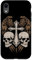 Y2K Grunge Aesthetic Alt Goth Skull Cross Gothic Case for iPhone XR
