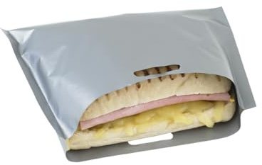Large Toastie Bags For Toaster Nonstick Reusable Panini 20x25cm 4pc | Ultimate Easy Clean For Grill & Oven. Sandwiches Cheese Toastie Bags. Easy Open BPA Free.