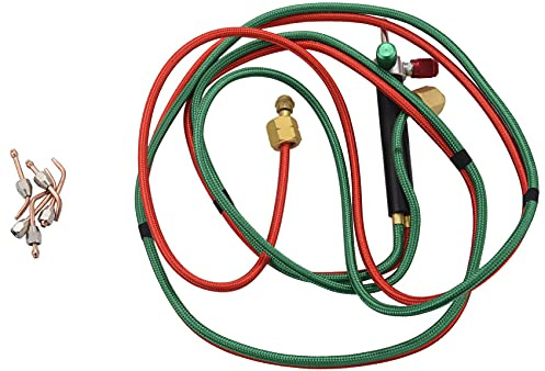 Tuesoa Outil Mini À Souder Pour Chalumeau À Gaz Outil Oxygène-Acétylène Kit de Outils de Soudage En Acier Inoxydable Platine Métal