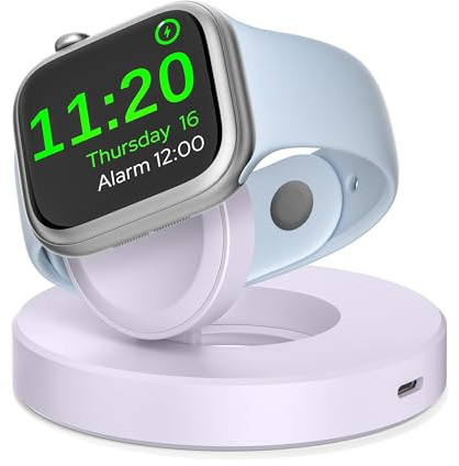 Elebase Bases de Carga para Apple Watch Ultra 3, 5W Plegable Charger iWatch | Magnética Apple Smartwatch Soporte de Cargador, Inalámbrica Rápida Adaptador para iWatch Series 10 9 8 7 6 5,Ultra SE 3 2 1