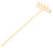 MagiDeal Râteau Miniature Accessoire Décoration, Râteau en Bois Naturel, 14x3.5x2CM