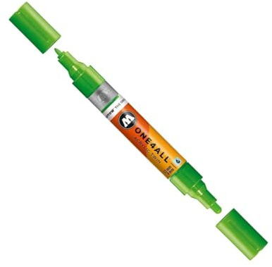 Molotow One4All Acrylic Twin Marker 219 – Neon Green Fluoreszierend