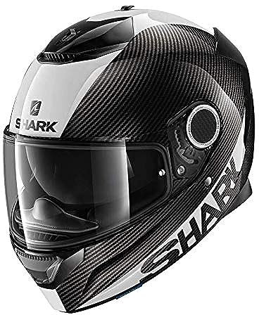 Motorradhelm Shark Spartan Carbon 1.2 Skin DWS, Schwarz/Weiss, XL