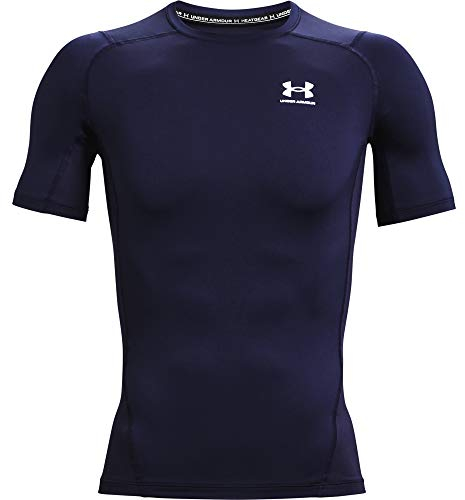 Under Armour Herren UA HG Armour Comp SS, kurzärmliges Funktionsshirt, schnelltrocknendes T-Shirt mit Kompressionspassform