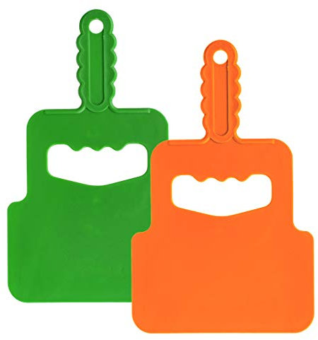 OFXDD BBQ Strong Hand Fan - Pack of 2 - Plastic Blower for Grill Barbecue