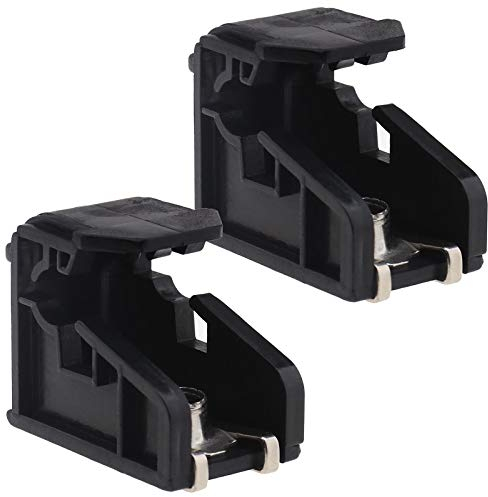 OTOTEC 2 Stück Scheinwerfer Montage Clips Kompatibel mit Volkswagen Polo 2009-2018 Kunststoff Halterung 6R0941511 Schwarz