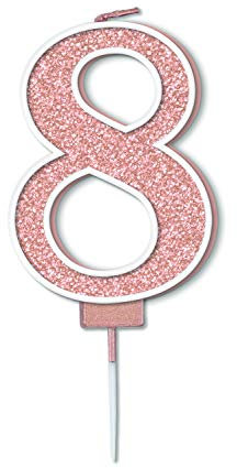 Oaktree Sparkling Fizz No.8 Candle 7.5cm Rose Gold