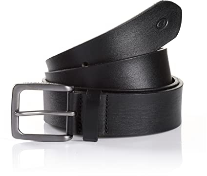 Tom Tailor Herren TTSCOTT Gürtel, Schwarz, 100