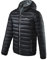 Black Crevice Herren Steppjacke I wind- & wasserabweisende Herren-Jacke I Steppjacke mit Kunstfaserfüllung I Steppjacke mit Kapuze, schwarz/silber, 50