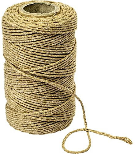 Browin 310204-Fili per Carne in Cotone Grigio (240 °C) 75 m, per tapparelle, Salsicce, griglia Resistente al Calore, per affumicare, arrostire, Filo da Cucina Fili, Colore Grande, Normale