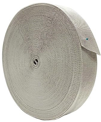 25 Métre Ruban de Sangle en Nylon, Sangle de Sac, Ruban de Sac à Dos, 16 Couleurs/5 mesures, Travaux Manuels, Craft, Bagage, Ceinture, Sangle de Sac à Dos de Voyage, (Gris 310, 20 mm)