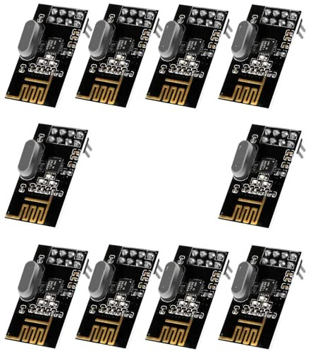 Fasizi 10 x nRF24L01+ Wireless-Modul 2,4 G Wireless-Kommunikationsmodul