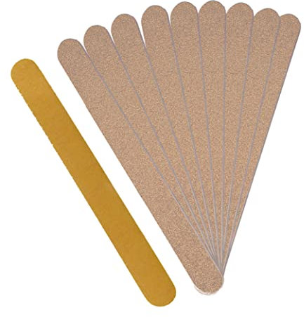 GS-Nails Wechselfeilen Feilblätter für Edelstahlboard (50 Stück,Chocolate Gerade K100-E)